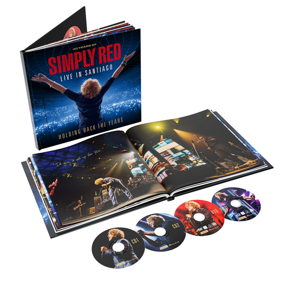 Simply Red - Holding Back the Years: Live in Santiago (CD/Blu-ray/DVD) [Deluxe Artbook Set edition] [Hardcover] 4-CD/BLU-RAY/DVD