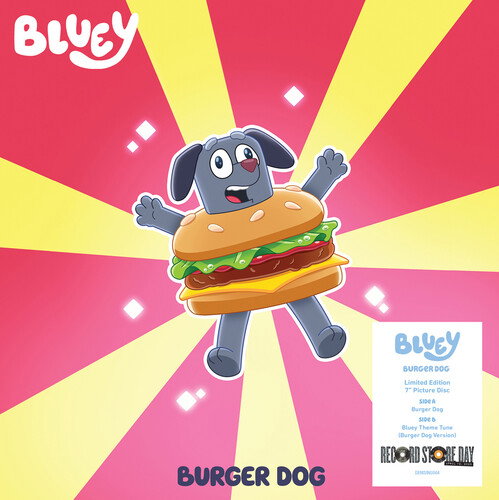 Bluey - Burger Dog / Bluey Theme Tune (Burger Dog Version) (RSD 2025) 1-45lik